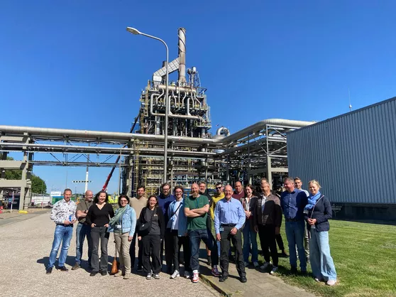 uitwisseling met vakbondsleden bij BASF en Chemelot (Nederland)